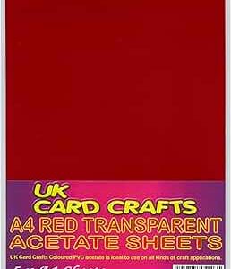 ACETA TE SHEETS A4  RED