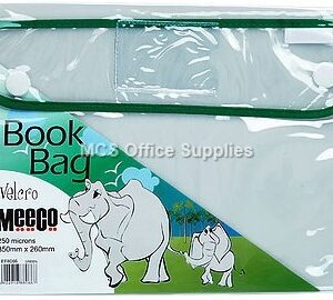 BOOK BAG VELCRO GREEN