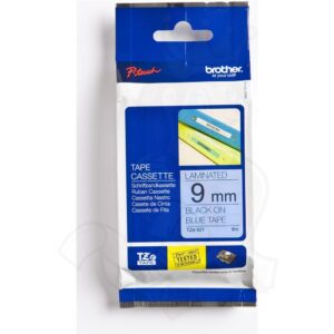 BROTHER TAPE TZ 9MM ON BLUE