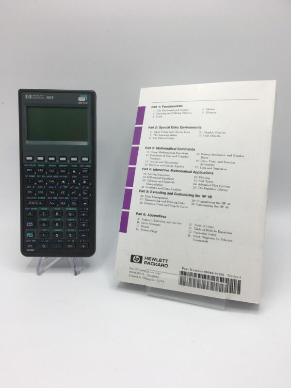 CALCULATOR ADVANCED SCIENTIFIC EXPANDABLE  WITH 128KB RAM (RPN), HP 48GII
