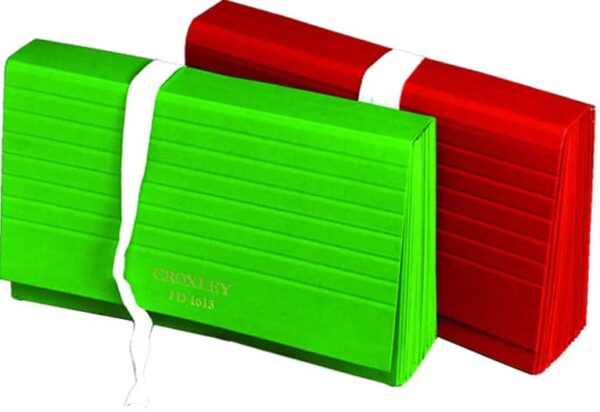 CONCERTINA BOX 1 COMPARTMENT 30MM GREEN
