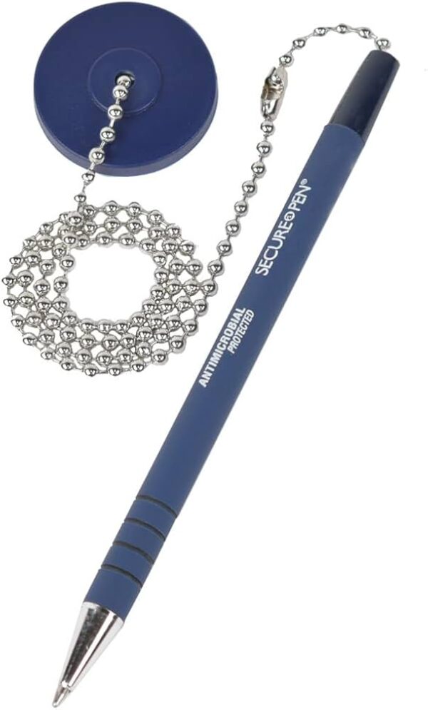DESK PEN CHAIN ALL OFFICE BLUE