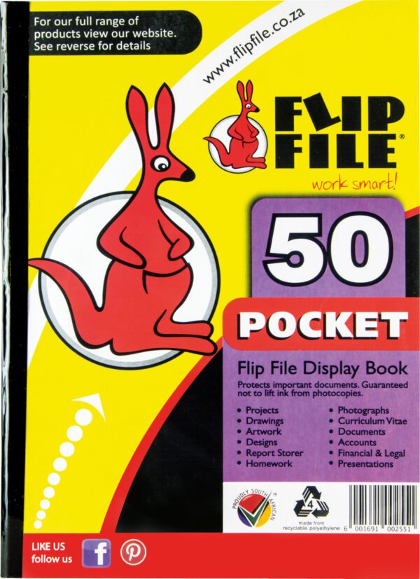 FLIP FILE A4 ALL OFFICE 50 PAGES