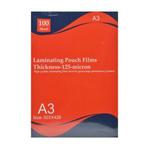 LAMINATING POUCHES 125MIC 303 X 426MM A3