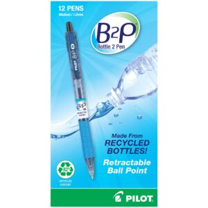 PILOT BOTTLE 2 PEN BALLPOINT MEDIUM BLUE