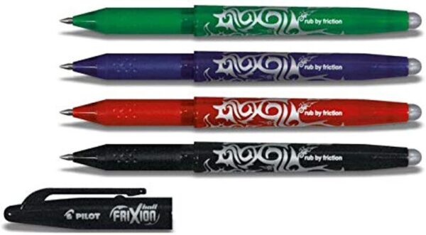 PILOT FRIXION BALL 0 7MM 4 PIECE SET