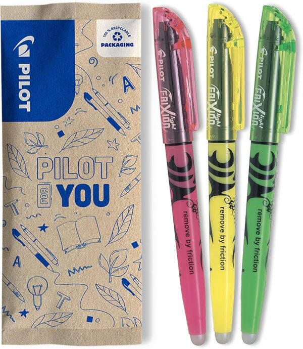 PILOT  FRIXION LIGHT HI LIGHTER 3 PIECE