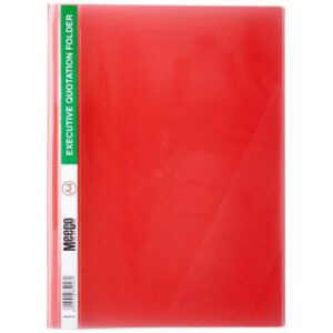 QUOTE FOLDER MEECO RED