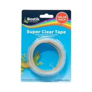 TAPE CLEAR 12 X 5M DISPENSER