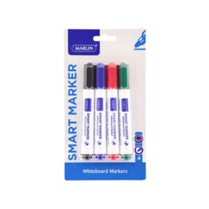 WHITE BOARD MARKER 4 STATIONERY BLUE