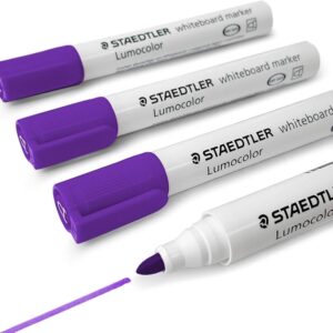 WHITE BOARD MARKER 4 STATIONERY PURPLE